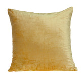 Parkland Collection Danbury Transitional Yellow Solid Pillow Cover With Poly Insert