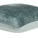 Parkland Collection Diego Transitional Sea Foam Solid Pillow Cover With Poly Insert