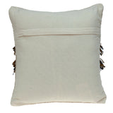 Parkland Collection Jace Transitional Beige Throw Pillow