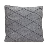Parkland Collection Grampy Transitional Grey Throw Pillow