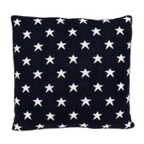 Parkland Collection God Bless America Transitional Navy Blue Throw Pillow