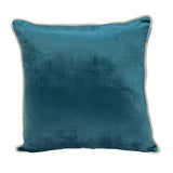 Parkland Collection Maia Transitional Teal Throw Pillow
