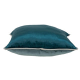 Parkland Collection Maia Transitional Teal Throw Pillow