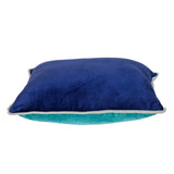 Parkland Collection Maia Transitional Aqua Throw Pillow