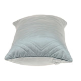 Parkland Collection Reta Transitional Quilted Gray Throw Pillow