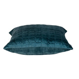 Parkland Collection Marrisa Transitional Teal Throw Pillow