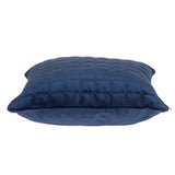 Parkland Collection Marrisa Transitional Blue/Navy Throw Pillow