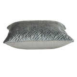 Parkland Collection Eris Transitional Charcoal Throw Pillow