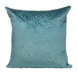 Parkland Collection Eris Transitional Teal Throw Pillow