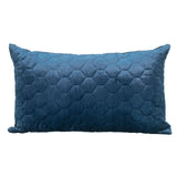 Parkland Collection Bazyli Transitional Navy Throw Pillow