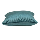 Parkland Collection Gaia Transitional Teal Throw Pillow