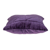 Parkland Collection Zoe Transitional Purple Throw Pillow