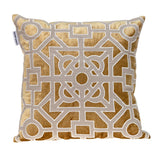 Parkland Collection Hazel Transitional Beige Throw Pillow