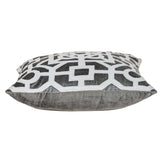 Parkland Collection Hazel Transitional Gray Throw Pillow