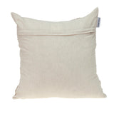 Parkland Collection Periwinkle Transitional Beige Throw Pillow