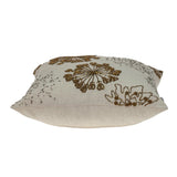 Parkland Collection Periwinkle Transitional Beige Throw Pillow