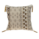 Parkland Collection Marjoram Transitional Beige Throw Pillow