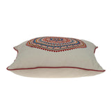 Parkland Collection Glibo Transitional Beige Throw Pillow