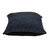 Parkland Collection Aster Transitional Metalic Blue Throw Pillow