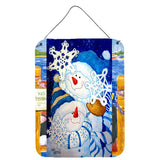 Caroline'S Treasures Pjc1018Ds1216 Snowflake Buddies Snowman Wall Or Door Hanging Prints, 16 X 12, Multicolor
