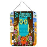Caroline'S Treasures Pjc1025Ds1216 Be Amazing Owl Wall Or Door Hanging Prints, 16 X 12, Multicolor