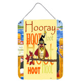 Caroline'S Treasures Pjc1030Ds1216 Hooray Hoot Owl Wall Or Door Hanging Prints, 16 X 12, Multicolor