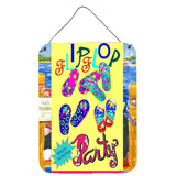 Caroline'S Treasures Pjc1035Ds1216 Bring Your Own Filp Flops Wall Or Door Hanging Prints, 16 X 12, Multicolor