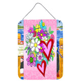 Caroline'S Treasures Pjc1040Ds1216 True Love Bouquet Valentine'S Day Wall Or Door Hanging Prints, 16 X 12, Multicolor