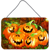 Caroline'S Treasures Pjc1071Ds812 Such A Glowing Personality Pumpkin Halloween Wall Or Door Hanging Prints, 8 X 12, Multic