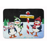 Caroline'S Treasures North Pole Welcomes You Penguins Floor Mat, 19 X 27, Multicolor