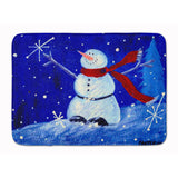 Caroline'S Treasures Happy Holidays Snowman Floor Mat, 19 X 27, Multicolor