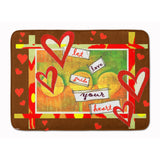 Caroline'S Treasures Let Love Guide Your Heart Valentine'S, 19 X 27, Multicolor