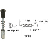 PL14660 Prime-Line Silver Die-Cast Window Screen Repair Plunger Latch (25-Pack)