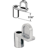 PL7737 Prime-Line 7/16 In. Mill Swivel Die-cast Screen Clips With Screws (12 Count)