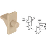 U 10177 Prime-Line 1/4 In. Almond Plastic Shelf Support (8 Count)