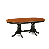 Plwe7-Bch-W 7 Pc Kitchen Table Set With A Dining Table And 6 Chairs In Black And Cherry