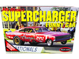Skill 2 Model Kit 1969 Dodge Charger Funny Car Mr. Norms Supercharger Legends of the Quarter Mile 1/25 Scale Model by Polar