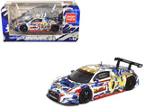 Audi R8 LMS Evisu Racing X Works White with Graphics 1/64 Diecast Model Car by Pop Race