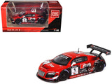 Audi R8 LMS #1 Edoardo Mortara Winner Macau GT Cup (2013) 1/64 Diecast Model Car by Pop Race