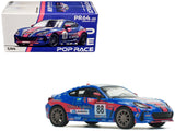 Subaru BRZ #88 Blue with Graphics Tokyo Subaru Racing 1/64 Diecast Model Car by Pop Race