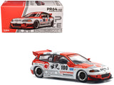 Pandem Civic EG6 V1.5 RHD (Right Hand Drive) #100 Idemitsu Motion Infinite White and Red with Graphics 1/64 Diecast Model Car