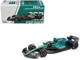Aston Martin AMR23 #18 Lance Stroll Formula One F1 World Championship (2023) 1/64 Diecast Model Car by Pop Race