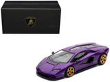 Lamborghini Countach LPI 8004 Viola Pasifae Purple Metallic Hong Kong Toycar Salon 2025 1/64 Diecast Model Car by Pop Race