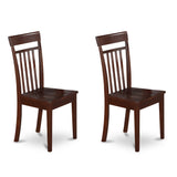 Psca5C-Mah-W 5 Pc Dining Room Set With Bench -Table With 2 Dining Chairs And 2 Benches