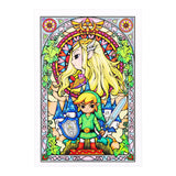 The Legend Of Zelda Stained Glass Hardback Journal