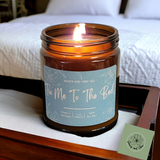 Tie Me to the Bed Candle – Bold Leather, Citrus, & Vanilla Blend