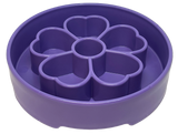 Flower eBowl Deep Slow Feeder Dog Bowl for Enrichment | USA Made