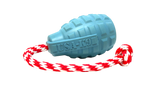 USA-K9 Grenade Shaped Rubber Dog Toy - Chew, Treat Dispenser & Tug Toy | USA