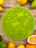 Citrus Design eMat - Enrichment Lick Mat For Dogs and Cats - with Suction Cups | USA Made