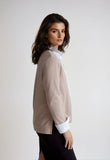 Power Vee 'Sweater' Sweatshirt - Camel